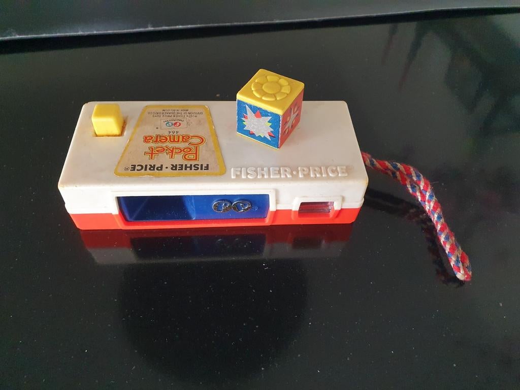 Vintage Fisher-Price Pocket Camera   telefoon  Speelgoed, Ophalen of Verzenden, Gebruikt, Overige typen