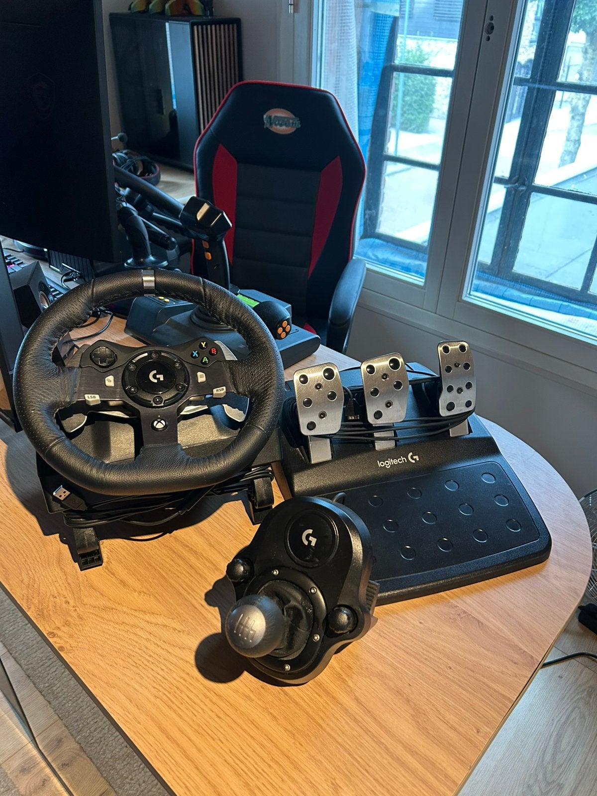Logitech G920 Driving Force complete set!, Spelcomputers en Games, Ophalen of Verzenden, Zo goed als nieuw, Stuurtje of Sportattribuut