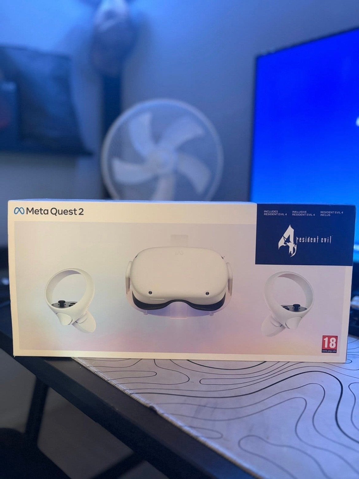 Meta Quest 2 - Goed onderhouden met USB-C kabel, Spelcomputers en Games, Virtual Reality, Ophalen, Zo goed als nieuw, VR-bril
