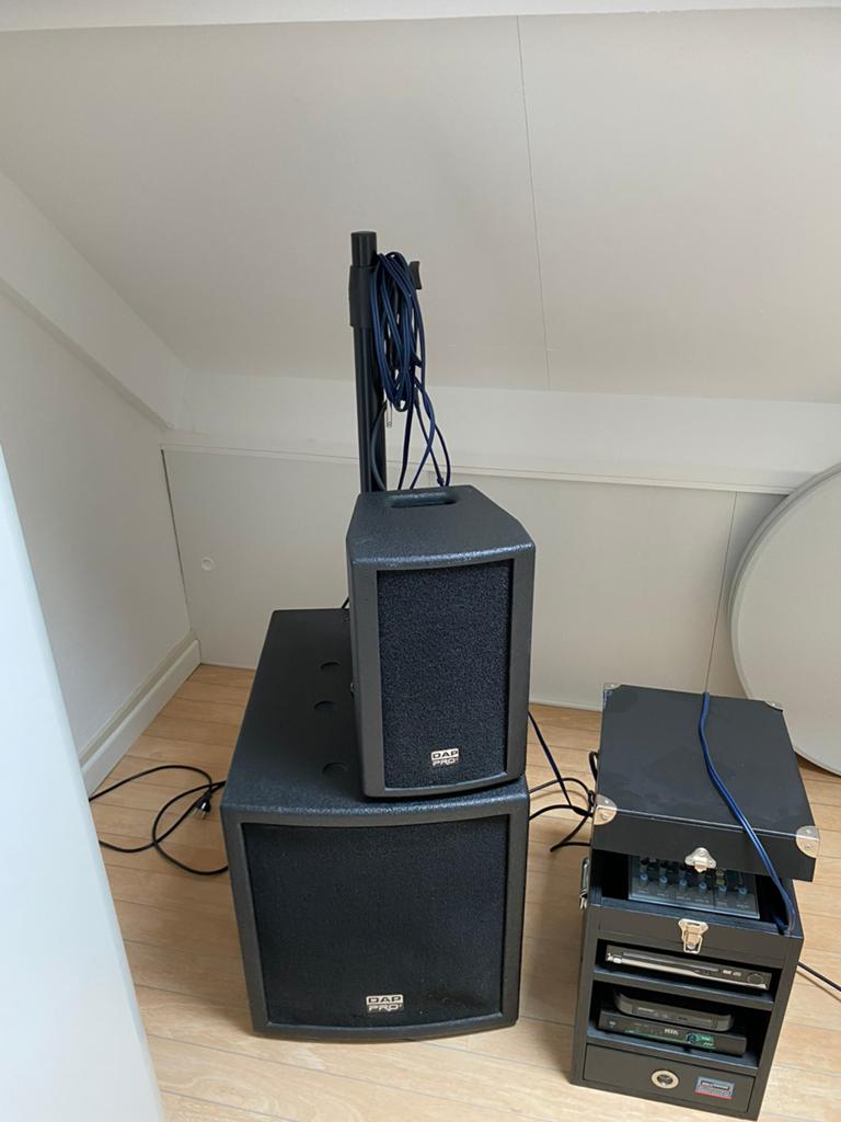 DAP pro club mate muziekinstallatie, Ophalen of Verzenden, Gebruikt, Minder dan 500 watt, Overige typen