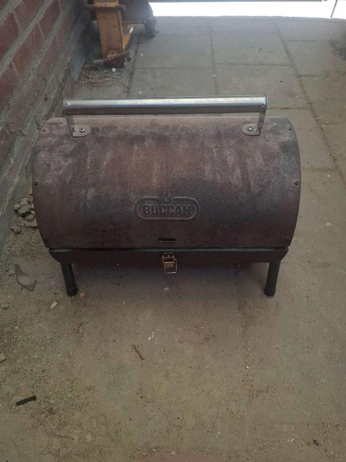 Buccan BBQ Barrel Grill - Gebruikt, Ophalen of Verzenden, Gebruikt, Buccan