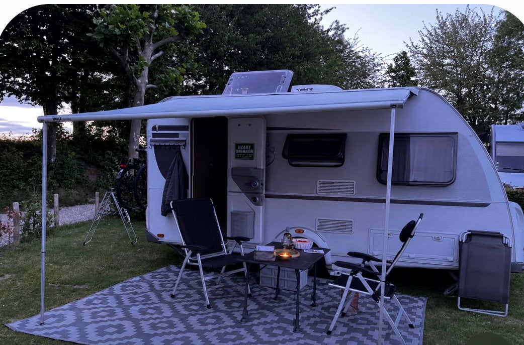 Knaus Sport 420QD 2019 zeer compleet, met mover, airco etc, Treinzit, Particulier, 4 tot 5 meter, Knaus