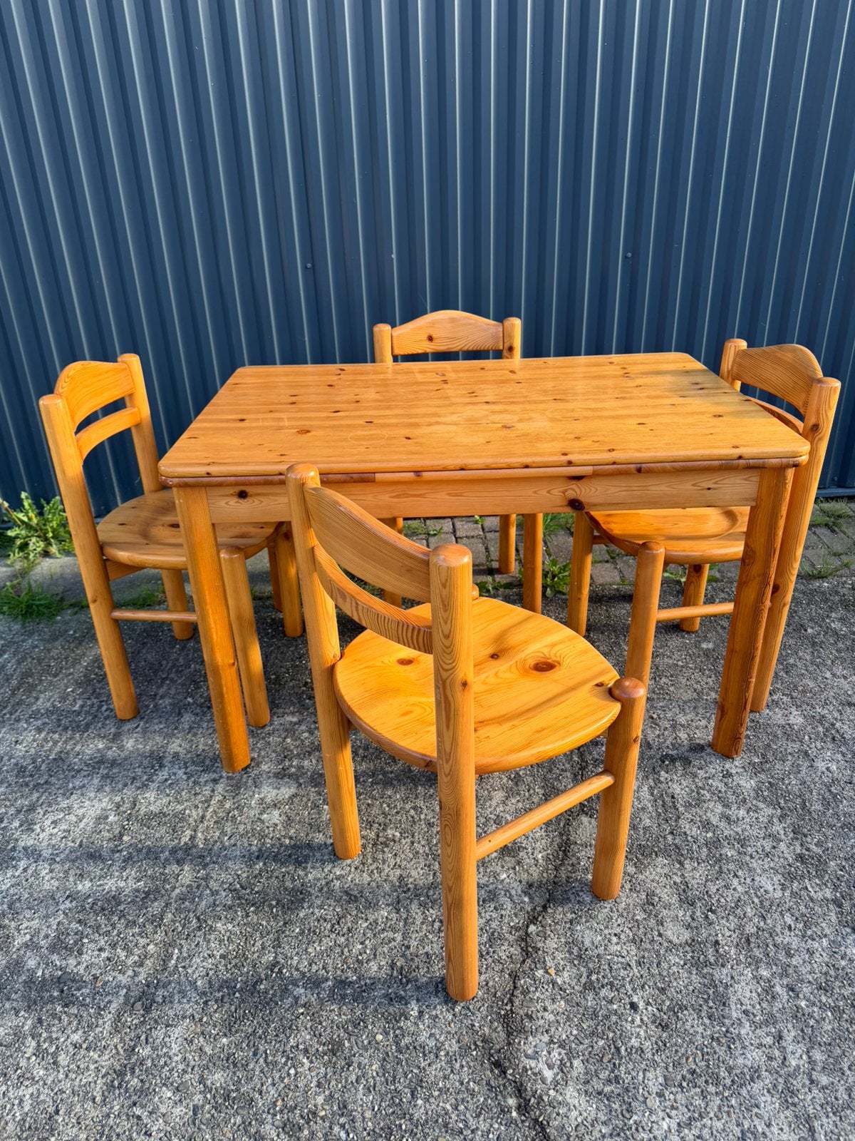 Vintage eettafel stoelen setprijs, Ophalen, Gebruikt, G, C