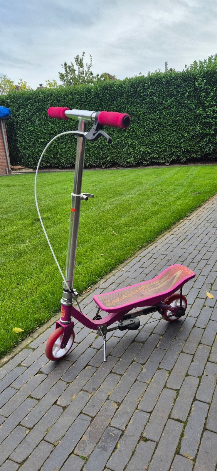 Roze Space Scooter voor kinderen - Gebruikt, Fietsen en Brommers, Ophalen, Gebruikt, Gewone step, Space Scooter