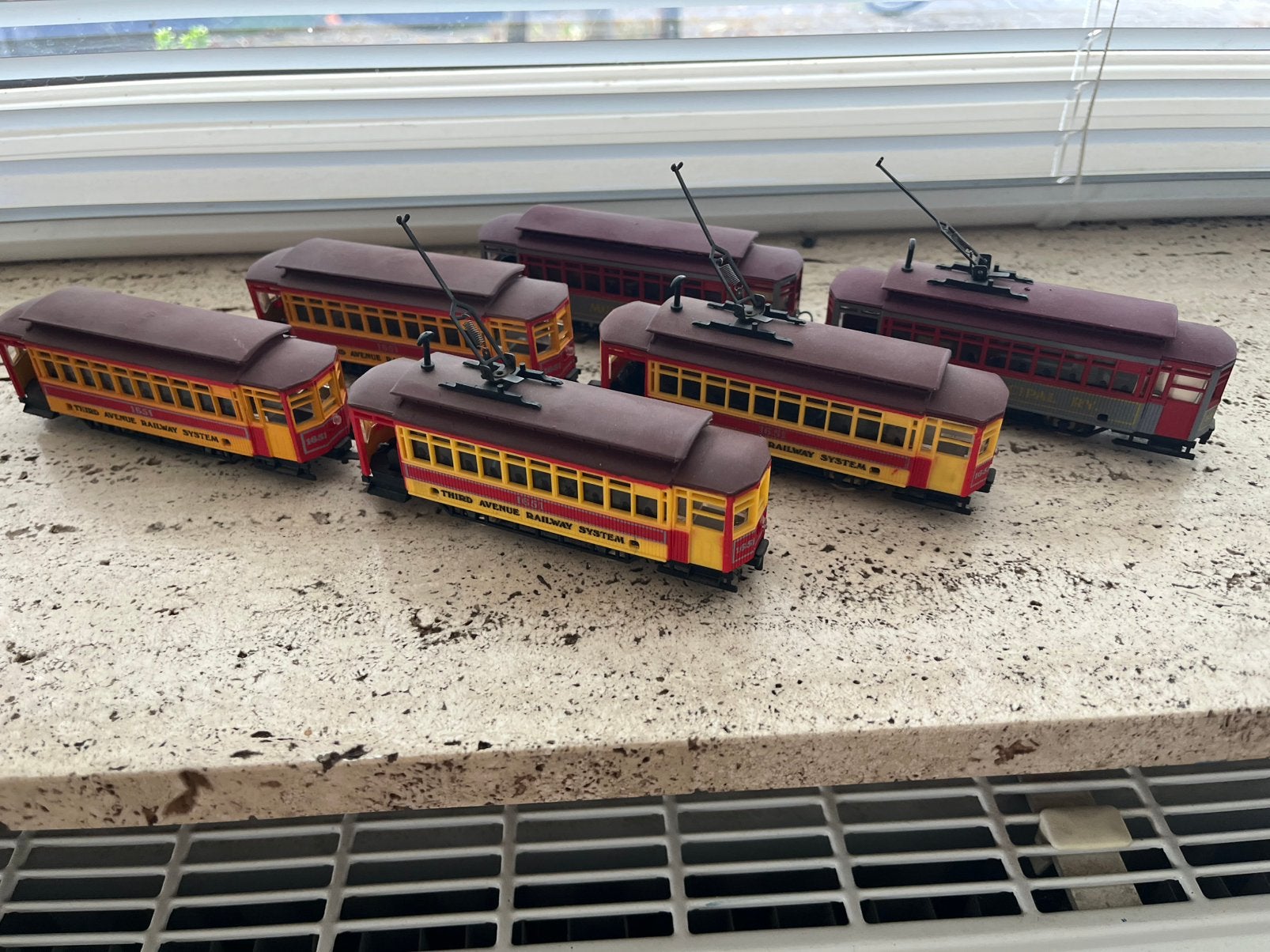 Mehano 3x tram H0, Overige merken, Gelijkstroom, Ophalen of Verzenden, Analoog