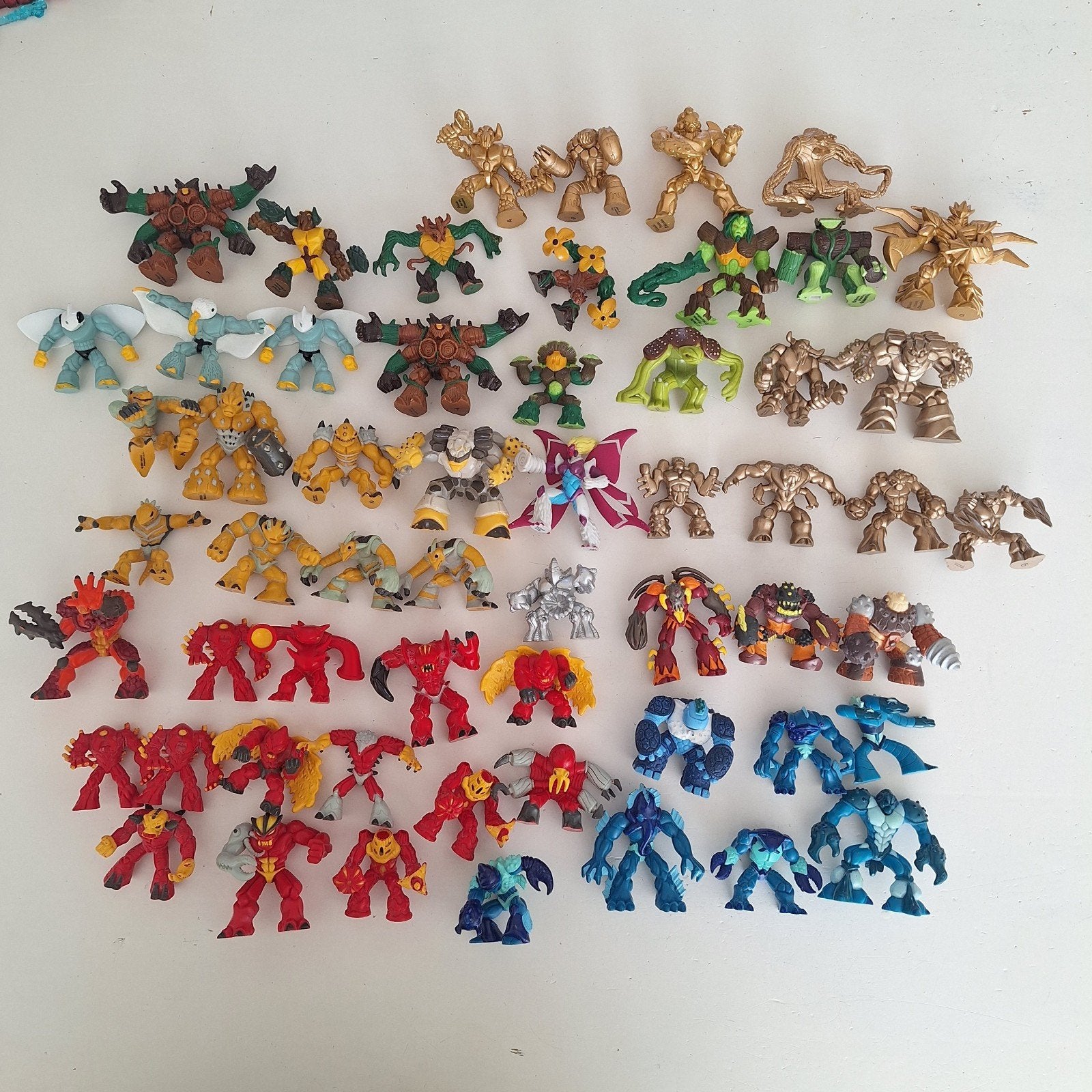 57 Gormiti figuren collectie - diverse series, Ophalen of Verzenden, Zo goed als nieuw, Nvt, Nvt