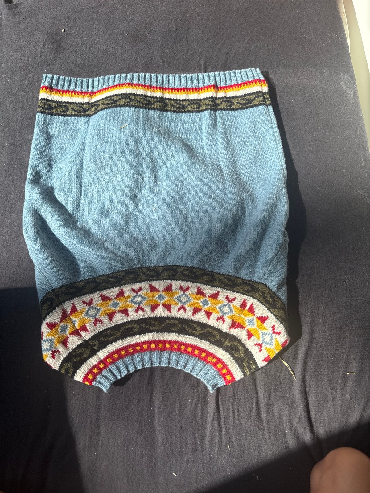 Nieuwe trui met patroon, maat M, Ophalen of Verzenden, Nieuw, Maat 38/40 (M), Blauw