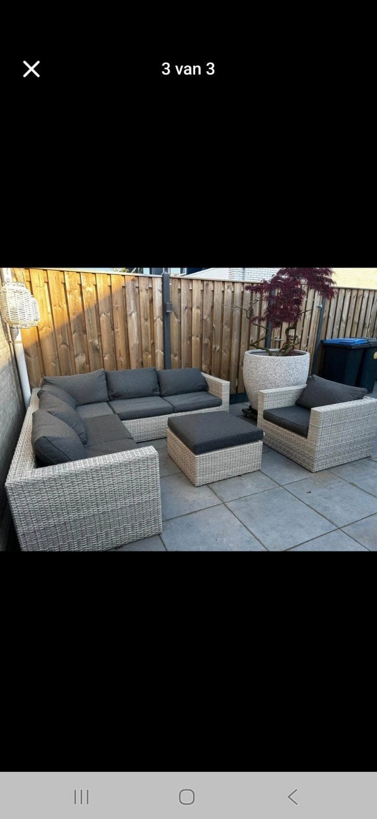 Luxe Garden Impressions Loungeset - Zo goed als nieuw, Ophalen, Meer dan 8 zitplaatsen, Zo goed als nieuw, Loungeset