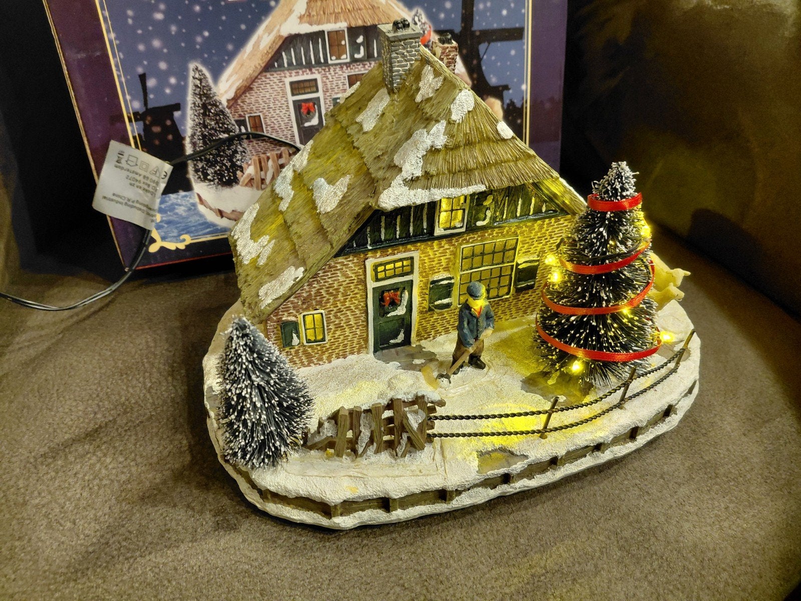 Typisch Hollands vintage kerst boerderij, Diversen, Ophalen of Verzenden, Zo goed als nieuw