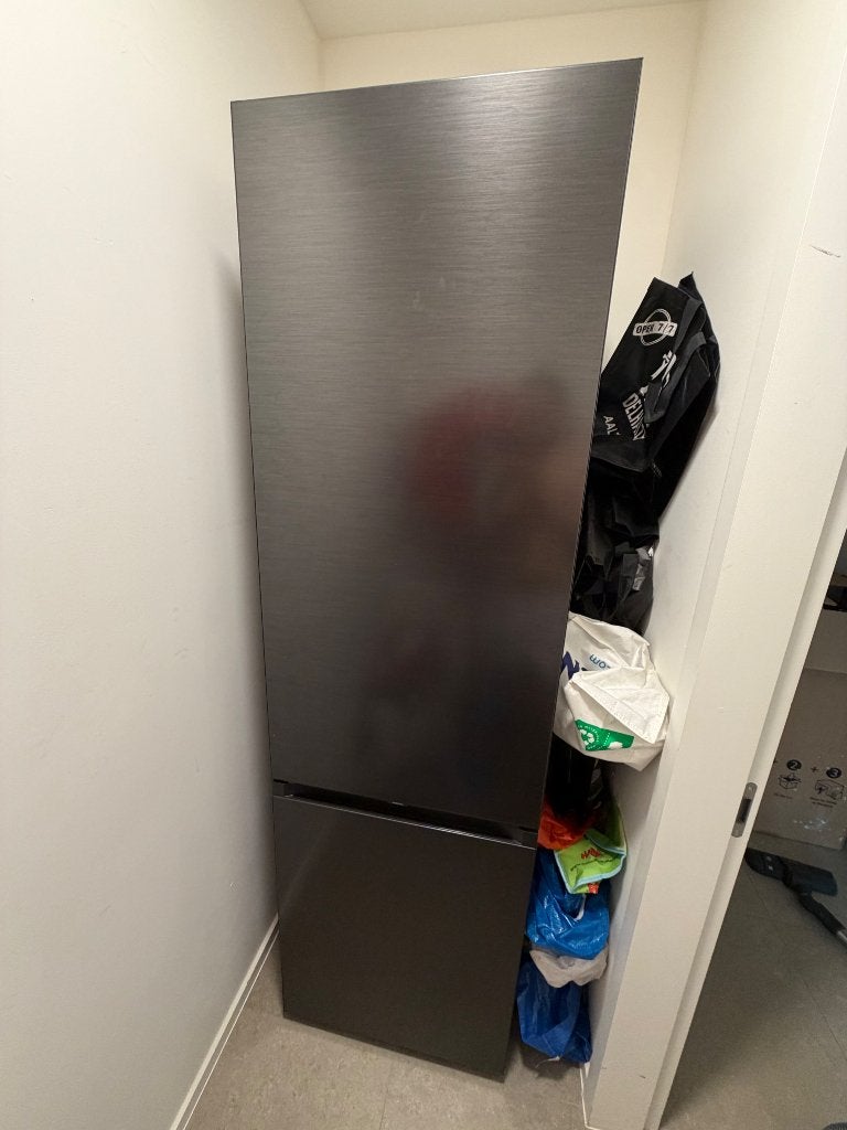 Samsung koelkast + diepvries, Ophalen, 200 liter of meer, 160 cm of meer, Zo goed als nieuw