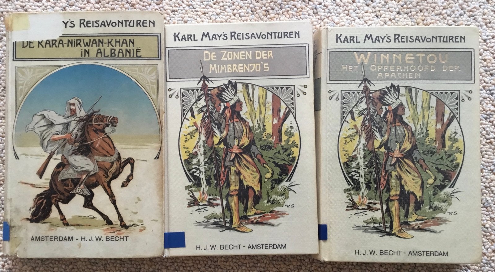 Karl May Reisavonturen: De Kara-Nirwan-Khan, Zonen, Winnetou, Ophalen of Verzenden, Gelezen