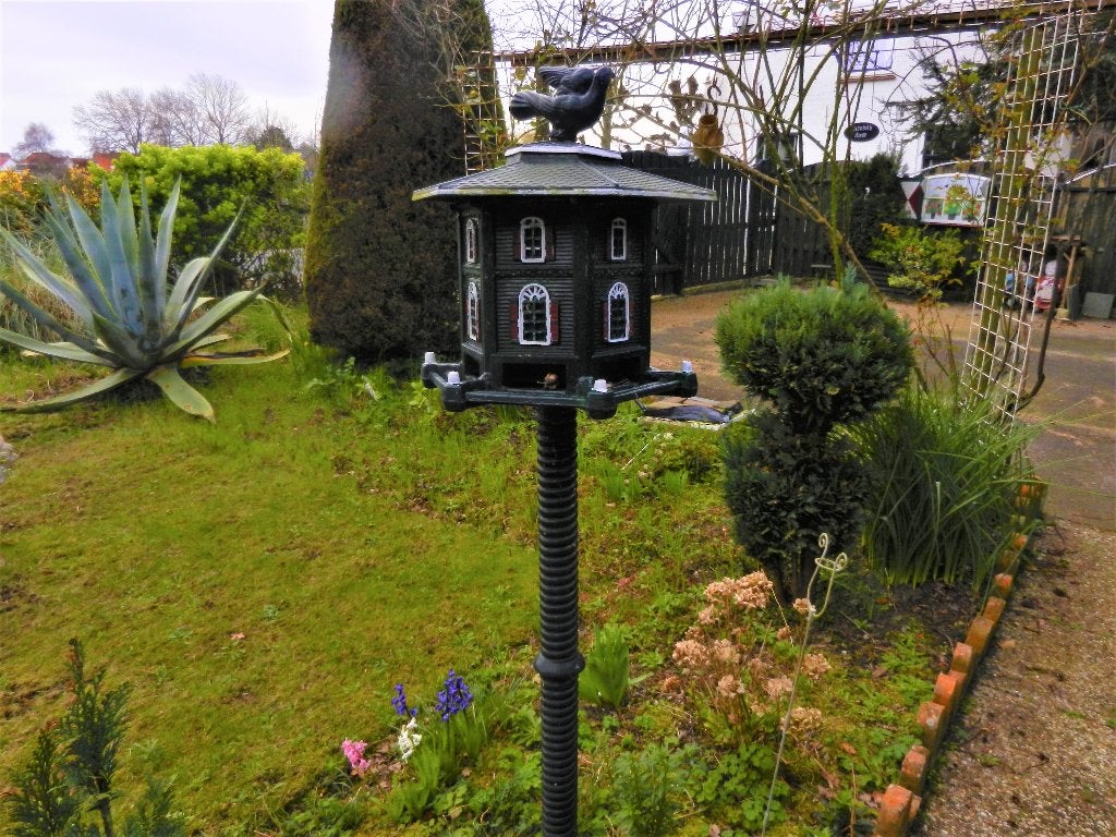 metalen vogelvoer huisje, Ophalen, Gebruikt
