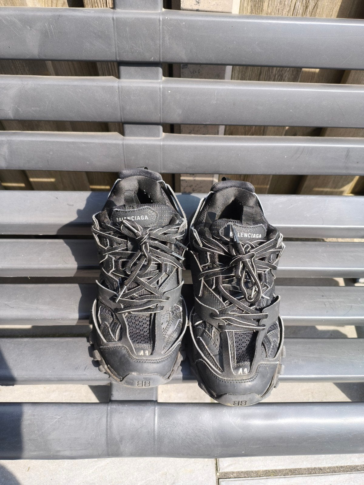 Balenciaga Track Sneakers Zwart, Zwart, Ophalen of Verzenden, Sneakers of Gympen, Gedragen