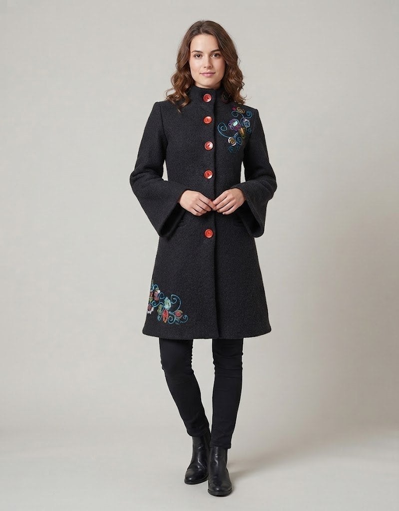 winter jas Ivko, Kleding | Dames, Ivko, Zwart, Ophalen of Verzenden, Zo goed als nieuw