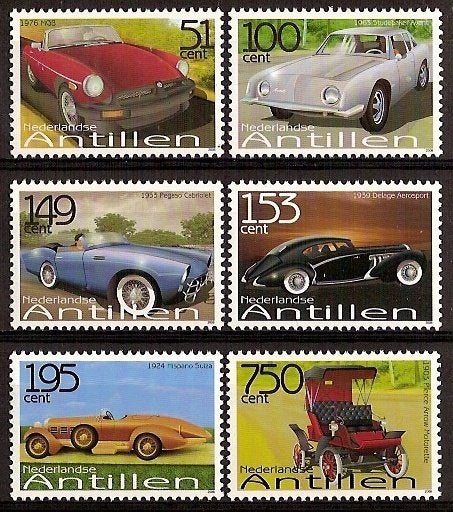 Nederlandse Antillen 1652/7 postfris Auto's 2006, Ophalen of Verzenden, Postfris