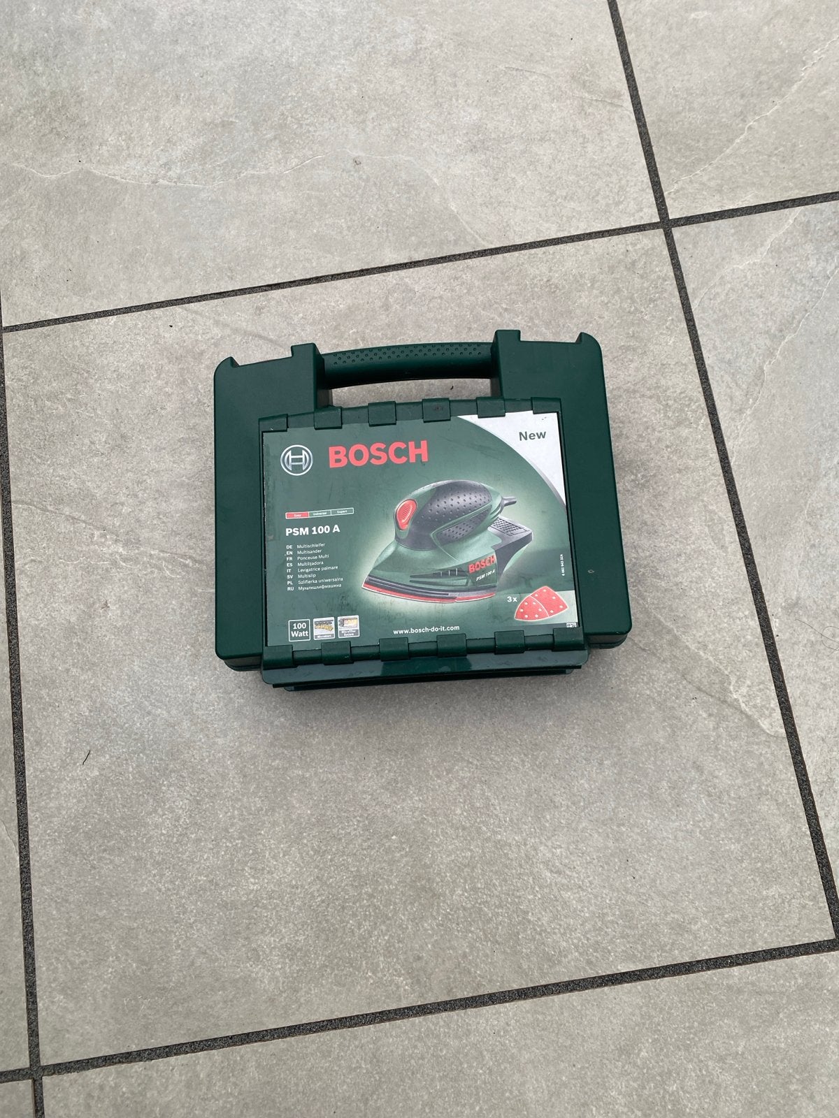 Bosch PSM 100 A multischuurmachine met koffer, Ophalen, Gebruikt, Minder dan 600 watt, Overige typen