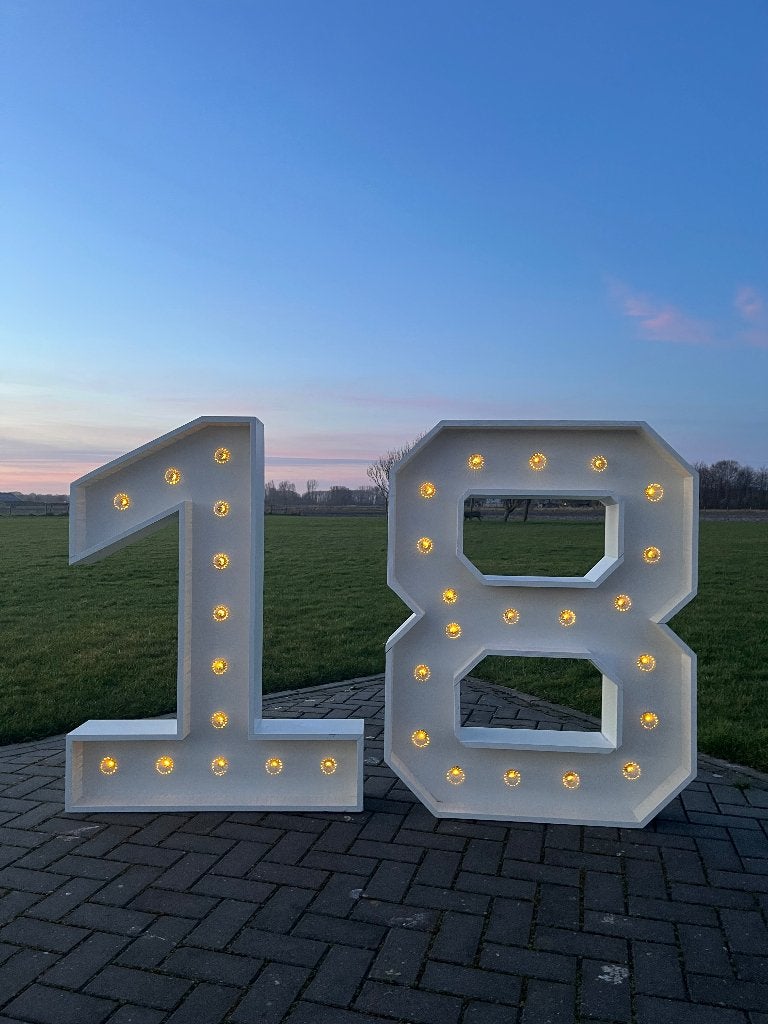 Lichtcijfers te huur!, Ophalen, Nieuw, Versiering, Verjaardag