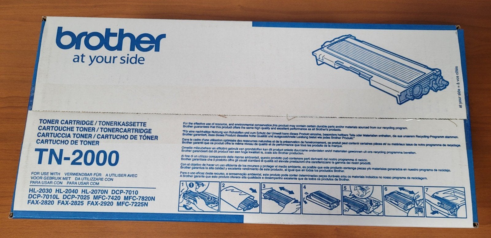 Brother DR-8000 Drum & TN-2000 Toner Zwart - Nieuw, Ophalen of Verzenden, Nieuw, Brother