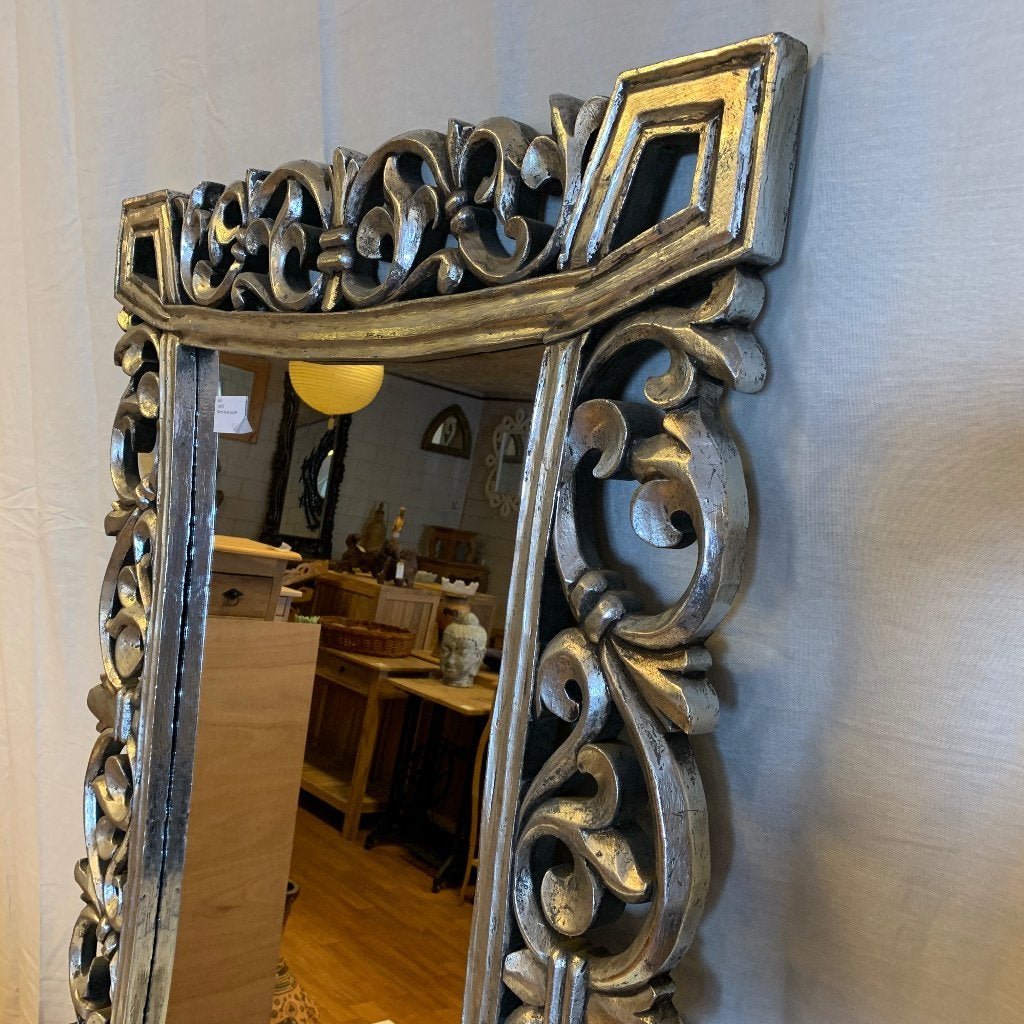 barok spiegel – houten lijst - 120 x 90 cm - Gratis bezorgd, TTM Wonen, Meubels – (Perzische) Tapijten en Woonaccessoires, Nieuw