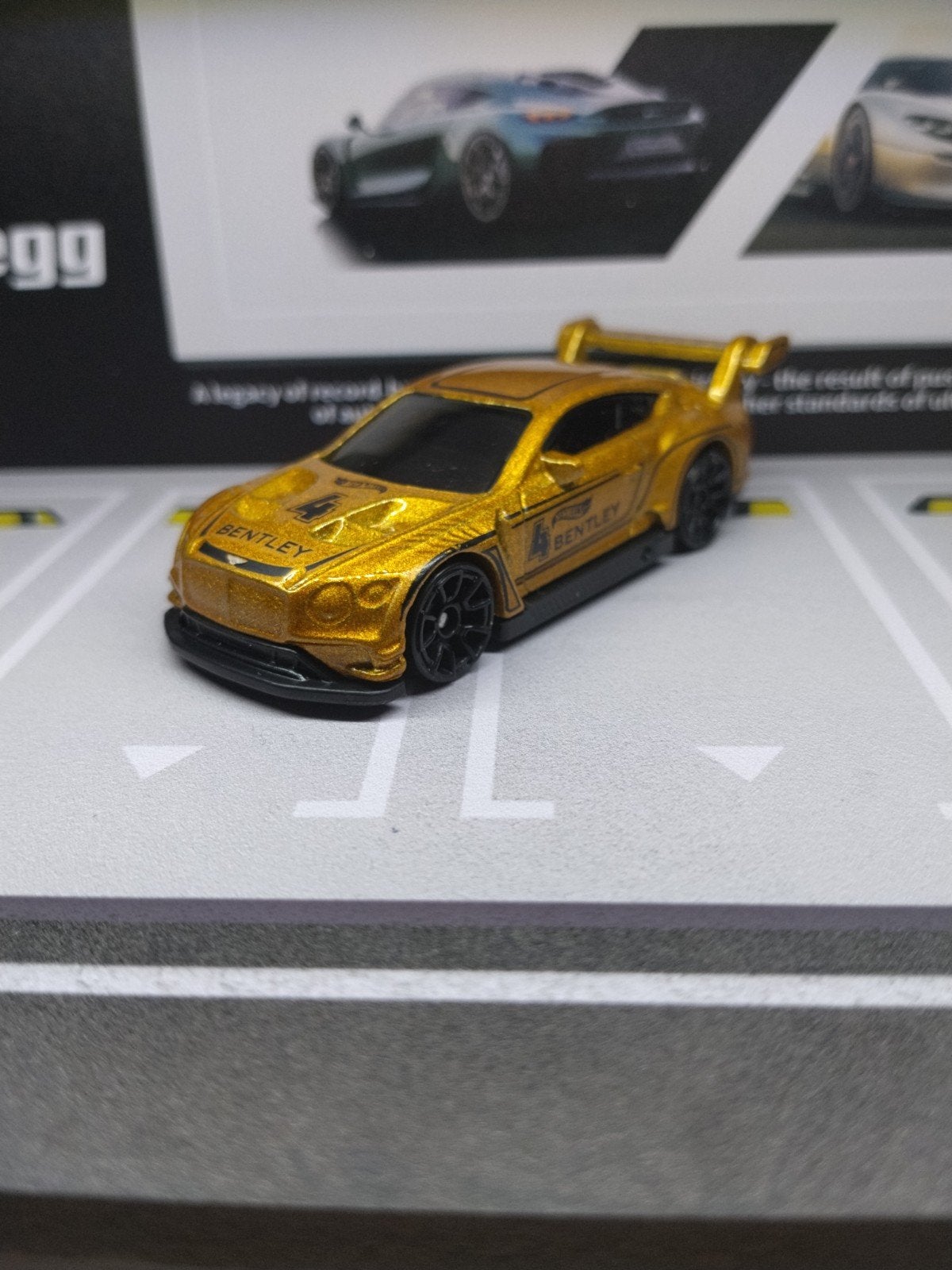 Hotwheels 2018 Bentley Continental GT3 hot wheels, Ophalen of Verzenden, Nieuw, Auto