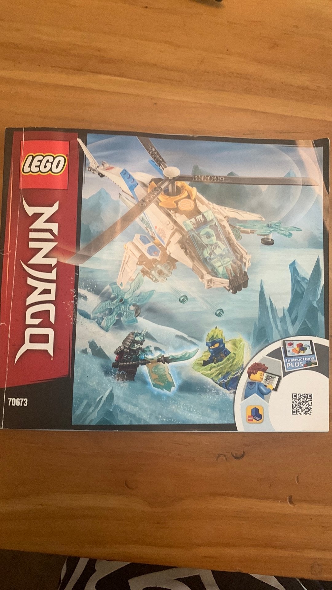 Ninja go lego shurikan helicopter, Ophalen of Verzenden, Minder dan 500 stukjes, Zo goed als nieuw