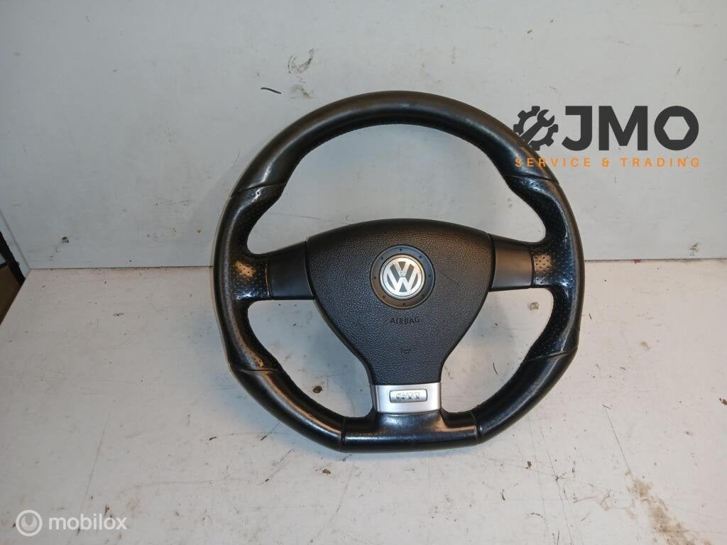 Stuurwiel met airbag VW Golf V GTI 2003-2008, Auto-onderdelen, Besturing, Gebruikt, Volkswagen, Ophalen of Verzenden, Volkswagen