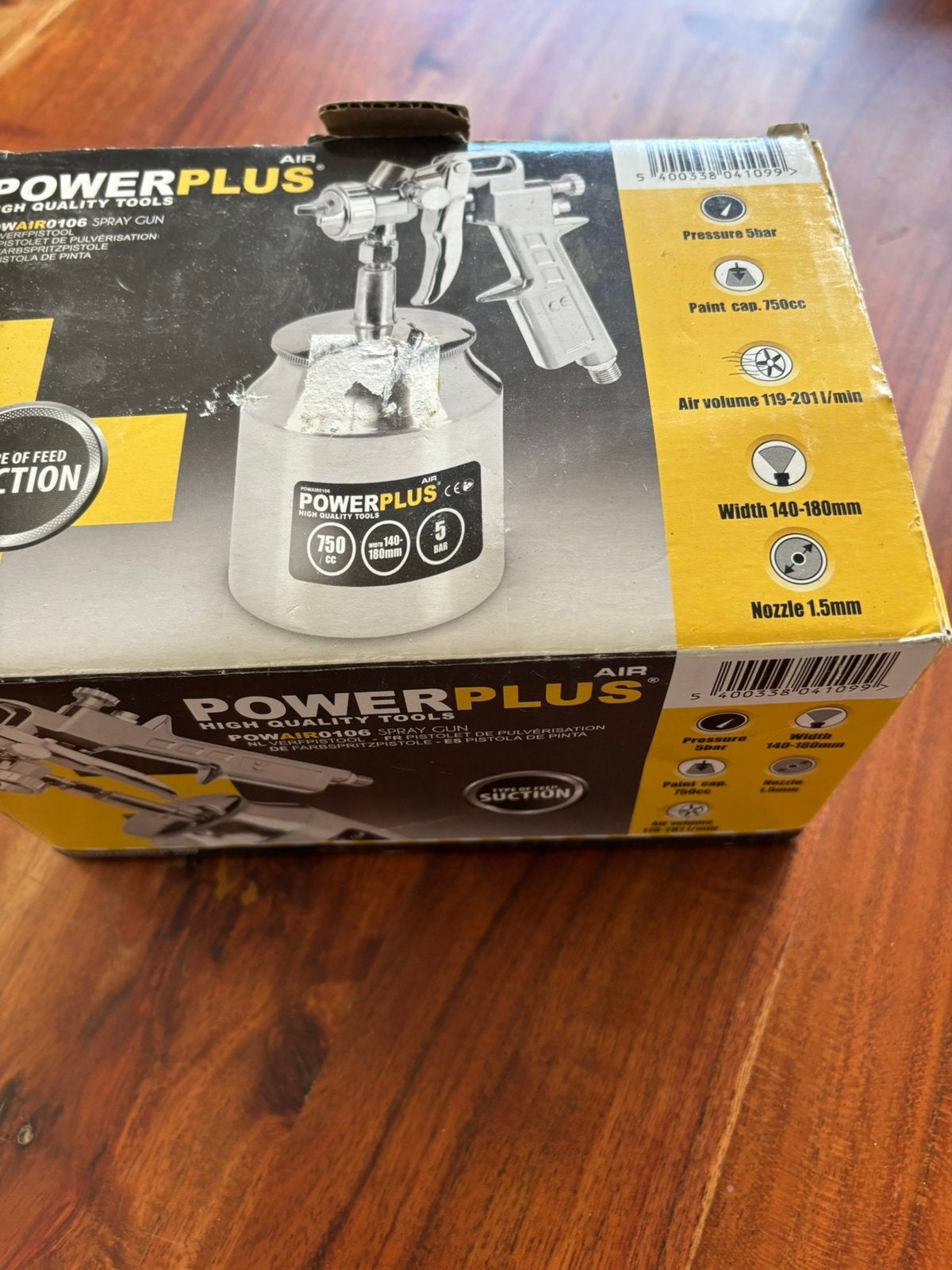 Verfspuit/ spray gun , nieuw!, Ophalen of Verzenden, Zo goed als nieuw