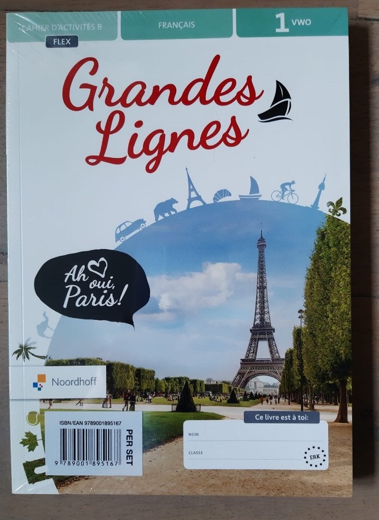 Grandes Lignes flex 1VWO cahier d'activités A en B, Boeken, Ophalen of Verzenden, Nieuw, VWO, Frans