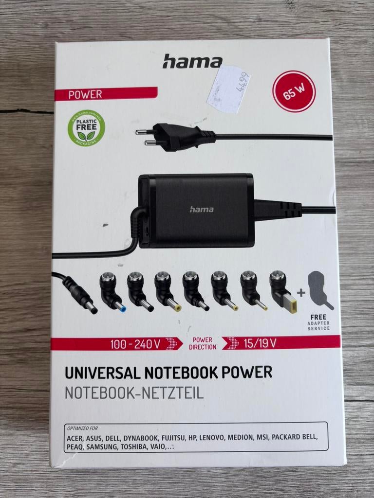 Hama universele laptoplader, nieuw, Ophalen of Verzenden, Nieuw