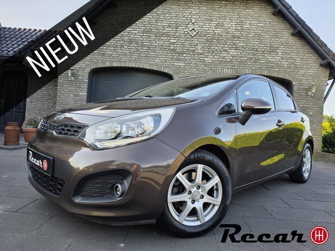 Kia Rio - 1.4 CVVT Plus Pack/5Drs/6Bak/Airco/Cruise, Auto's, Kia, Euro 5, Bedrijf, Handgeschakeld, Rio