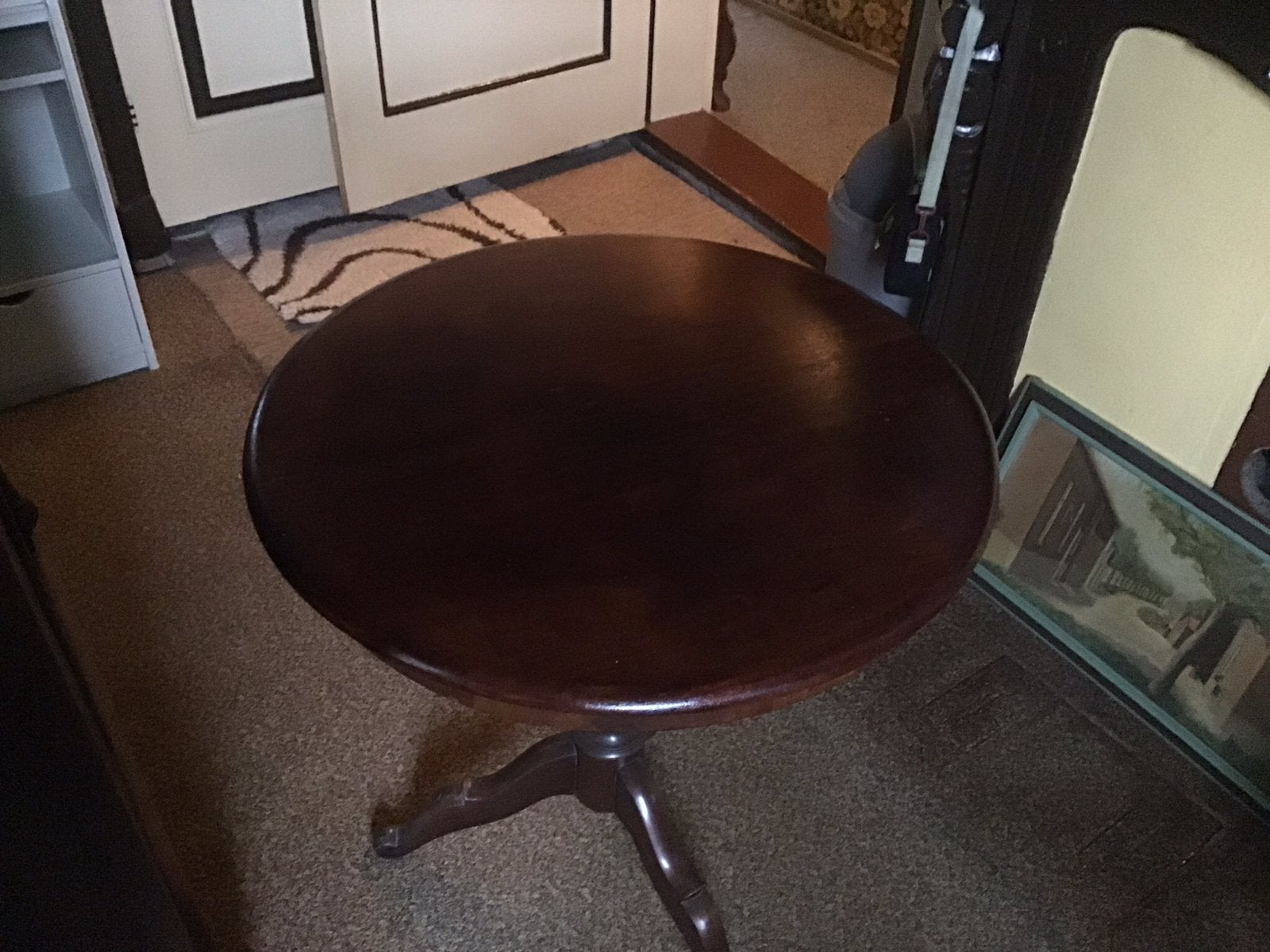 Antieke ronde tafel, Antiek en Kunst, Ophalen