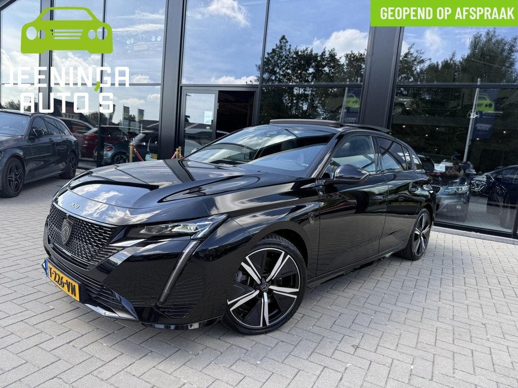 Peugeot 308 1.6 PlugInHybrid 180 GT Pack Business|360Camera|, Auto's, Gebruikt, 4 cilinders, 181 pk, Zwart