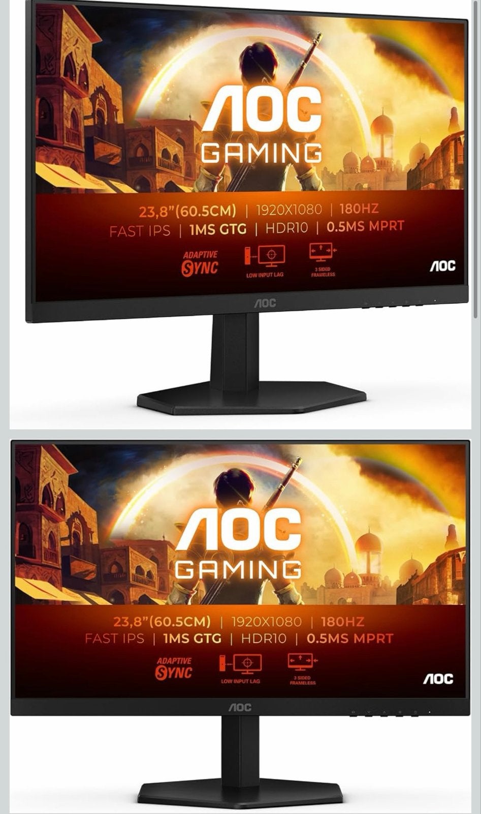 AOC Gaming 24G42E - 24 inch Fast-IPS Monitor (180Hz / 1ms), Computers en Software, HDMI, Nieuw, Full HD, Minder dan 1 ms