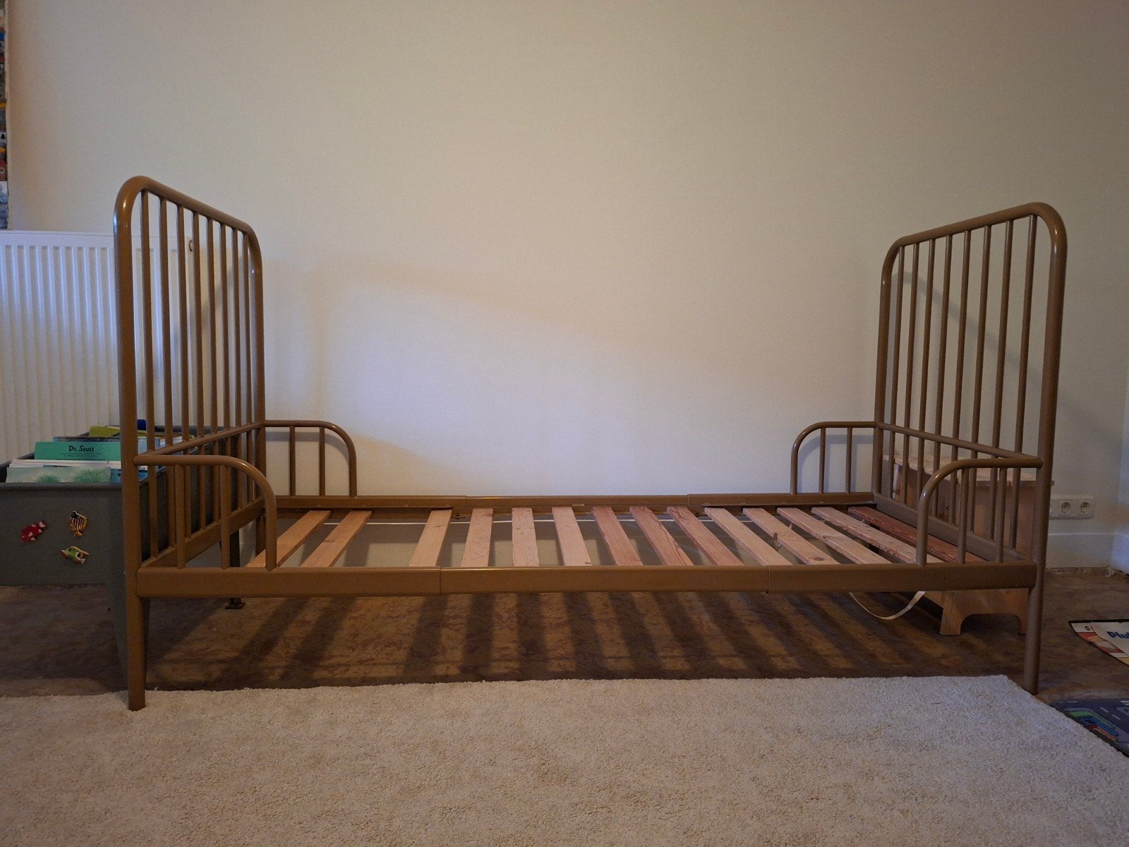 IKEA meegroeibed (verstelbaar), Ophalen, Eenpersoons, Beige, Kinderbed, Meegroeibed