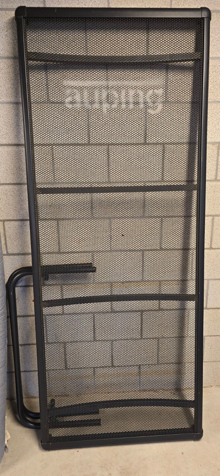 Auping bedframe met gaasbodem - Zwart metaal, Ophalen, Gebruikt, 90 cm, Eenpersoons