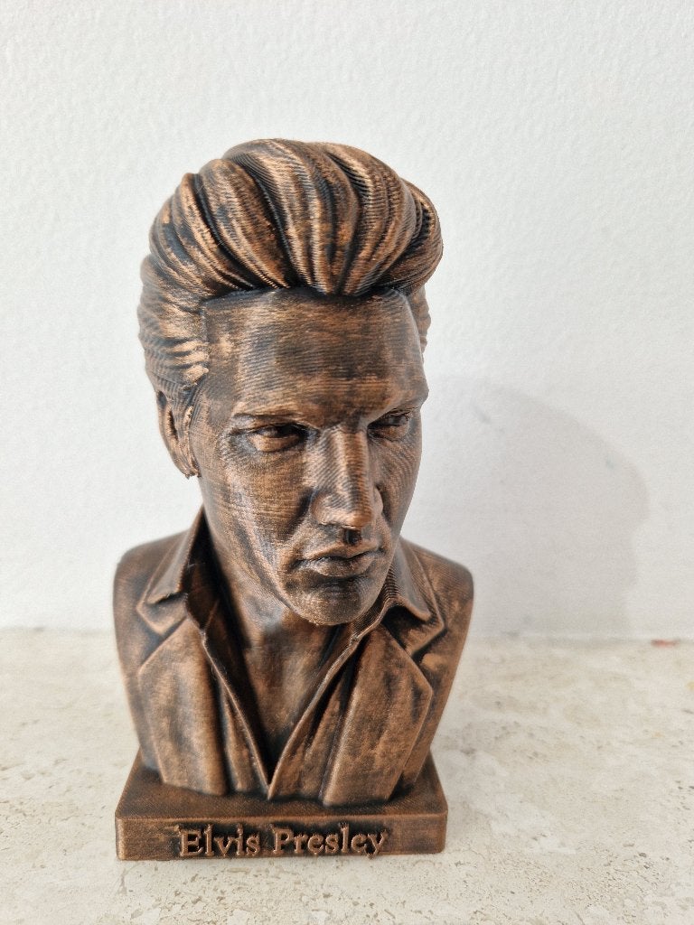 Nieuwe buste Elvis Presley, Verzenden, Nieuw, Pop, Beeldje of Miniatuur