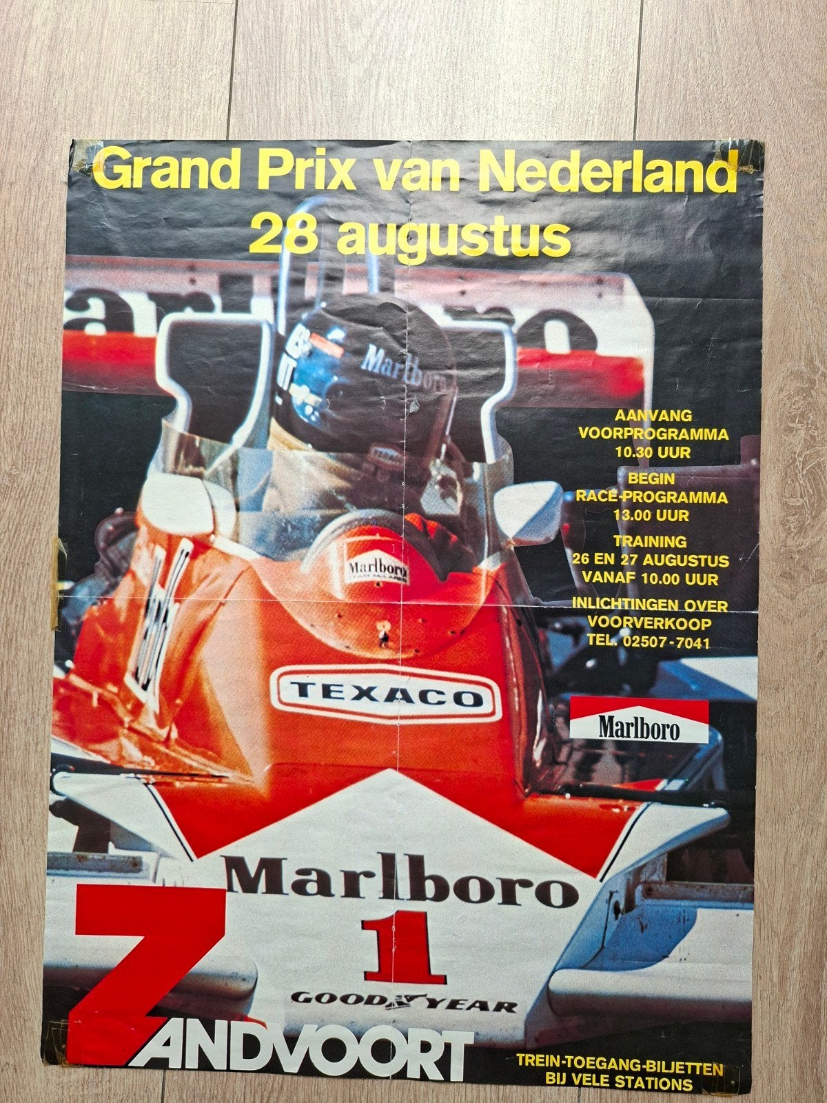 Vintage Grand Prix van Nederland Zandvoort Poster, Ophalen