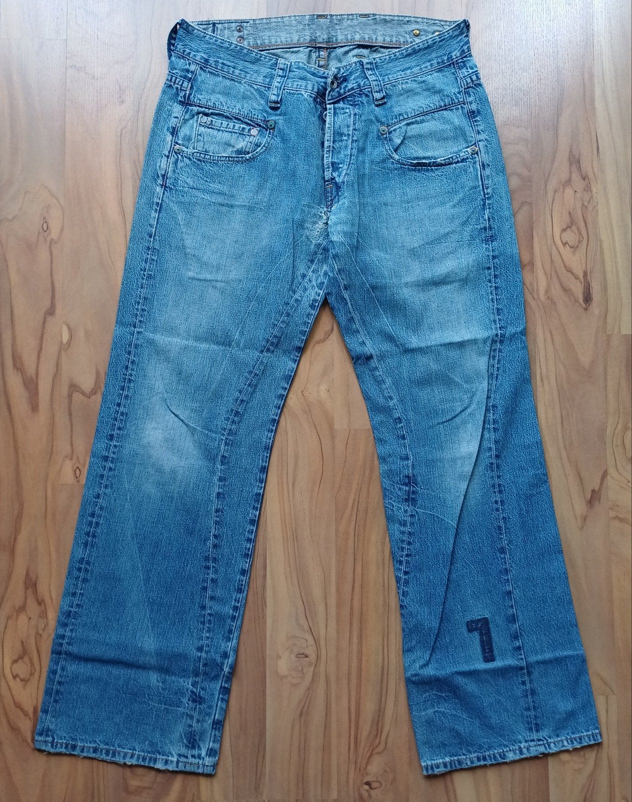 Vintage G-Star Raw SC Radar Low Loose Jeans W33 L32, Ophalen, G-Star Raw, Blauw, W33 - W34 (confectie 48/50)