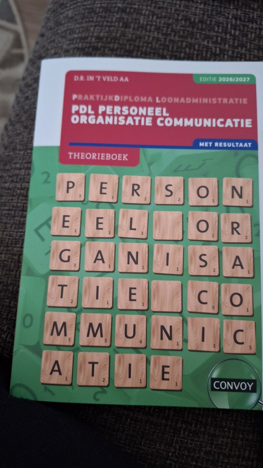 PDL Personeel Organisatie Communicatie Theorie+ Opgavenboek, Boeken, Ophalen of Verzenden, Nieuw, MBO, D.R. in 't Veld AA