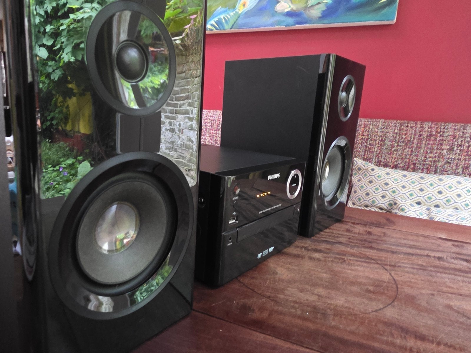 Philips Micro Muziek Systeem MCD2160 met DVD-speler+speakers, Philips, Ophalen of Verzenden, Minder dan 40 watt, Dvd-speler