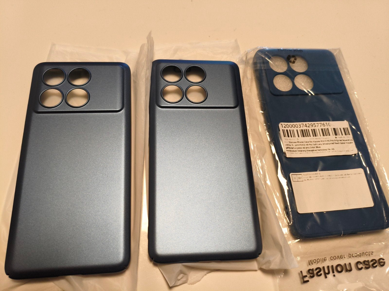 Nieuwe telefoonhoesjes voor Poco X6 Pro(blauw), Ophalen of Verzenden, Nieuw, Hoesje of Tasje