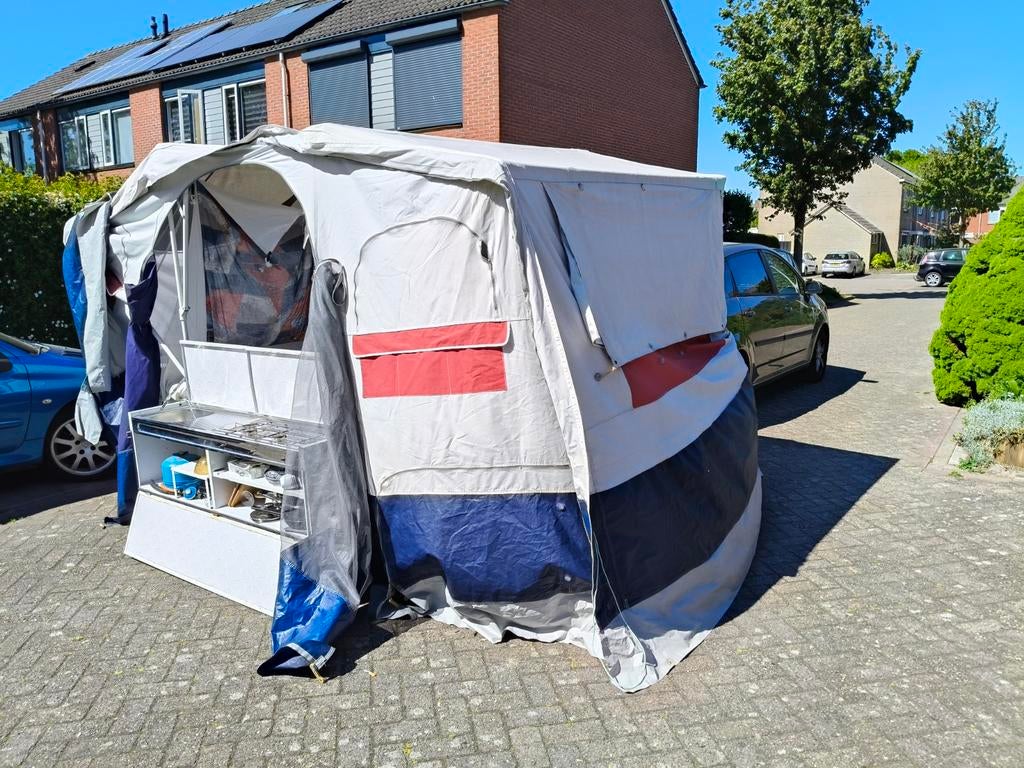 Jamet Louisiana vouwwagen uit 2003 / 6-8 pers /bernkeuken, Caravans en Kamperen, Tenten, Ophalen, Zo goed als nieuw, Meer dan 6