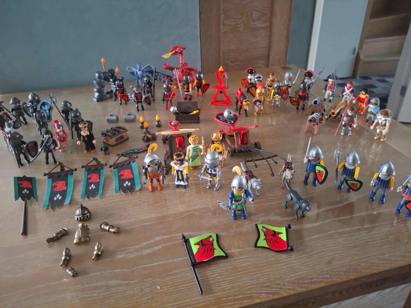 Grote Playmobil ridders en draken collectie, Ophalen, Gebruikt, Complete set, Knights