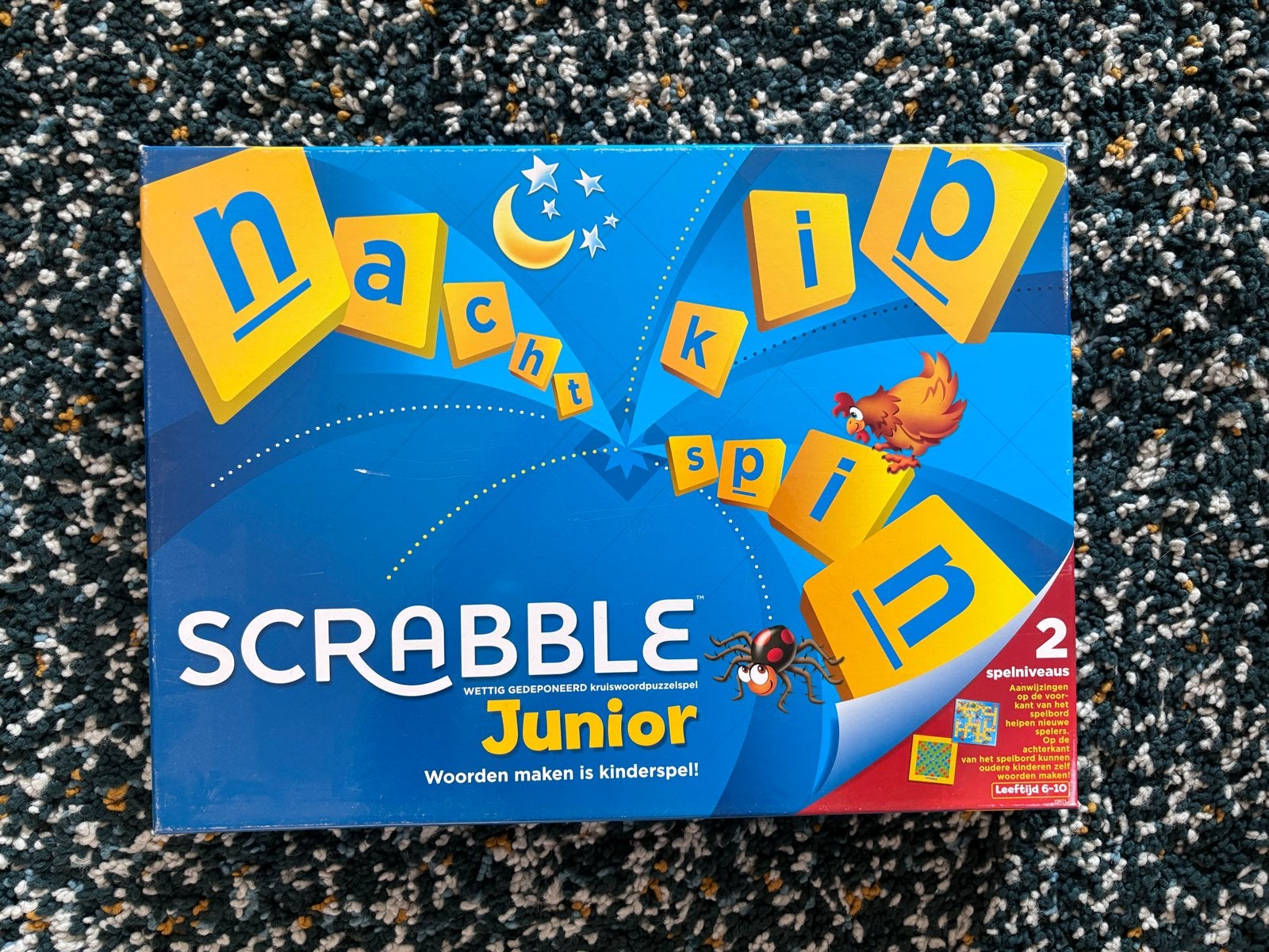 Scrabble Junior, Een of twee spelers, Ophalen of Verzenden, Zo goed als nieuw