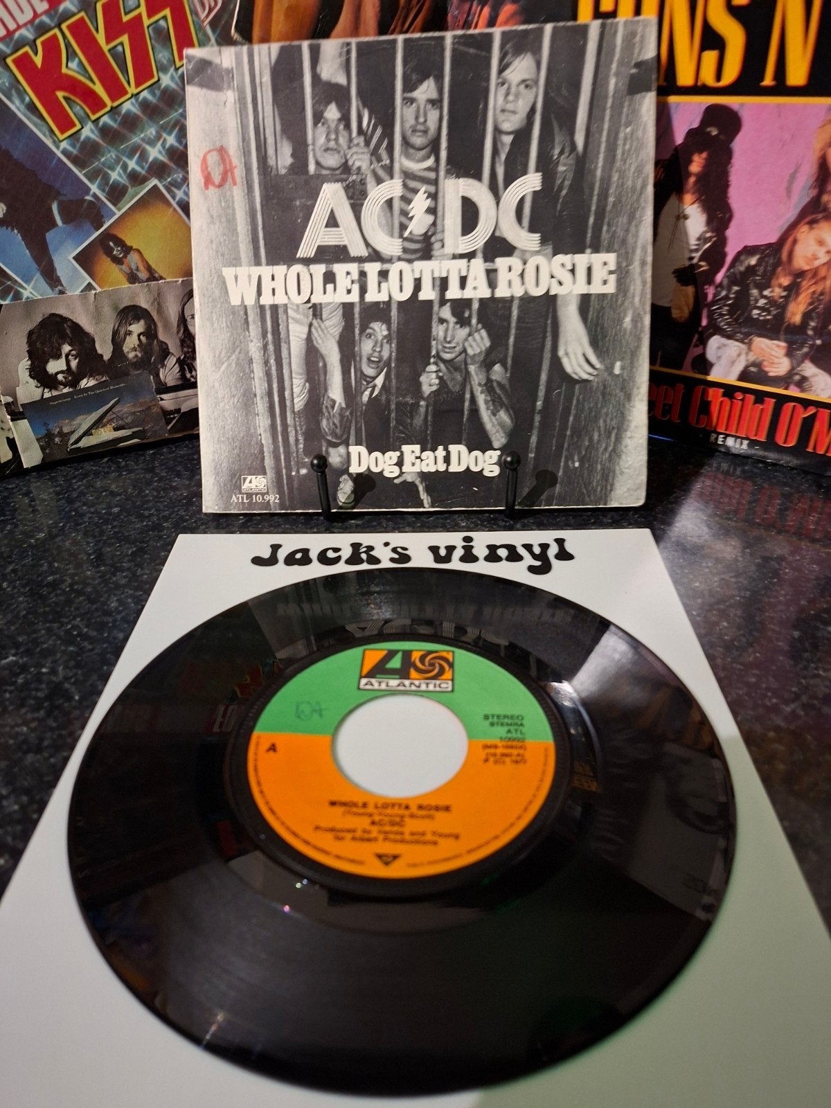 AC/DC - Whole Lotta Rosie   1977, Gebruikt, 7 inch, Ophalen of Verzenden, Fotohoes