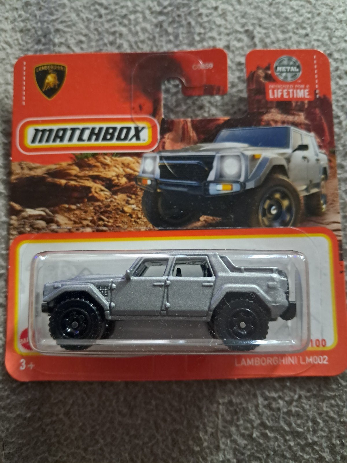 Matchbox Lamborghini LM002 grijs nieuw in verpakking, Ophalen of Verzenden, Nieuw, Auto