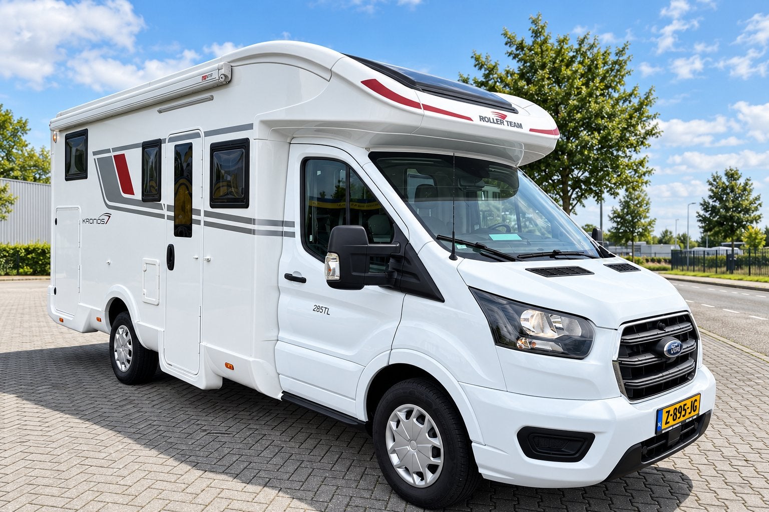 Roller Team Kronos 285 TL | 170PK Automaat | 5 gordels 2022, Caravans en Kamperen, Ringverwarming, Ford, 6 tot 7 meter, Bedrijf
