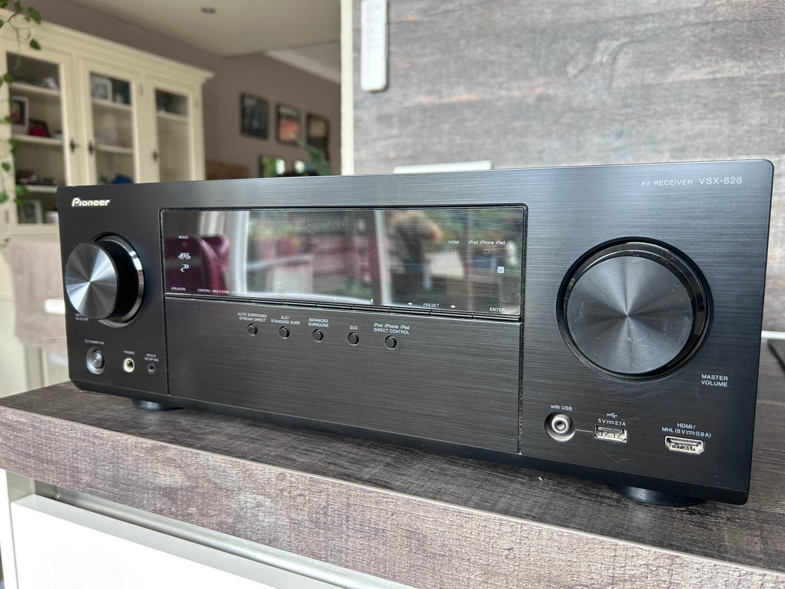 Pioneer VSX 828, Ophalen, Zo goed als nieuw, 120 watt of meer, Pioneer