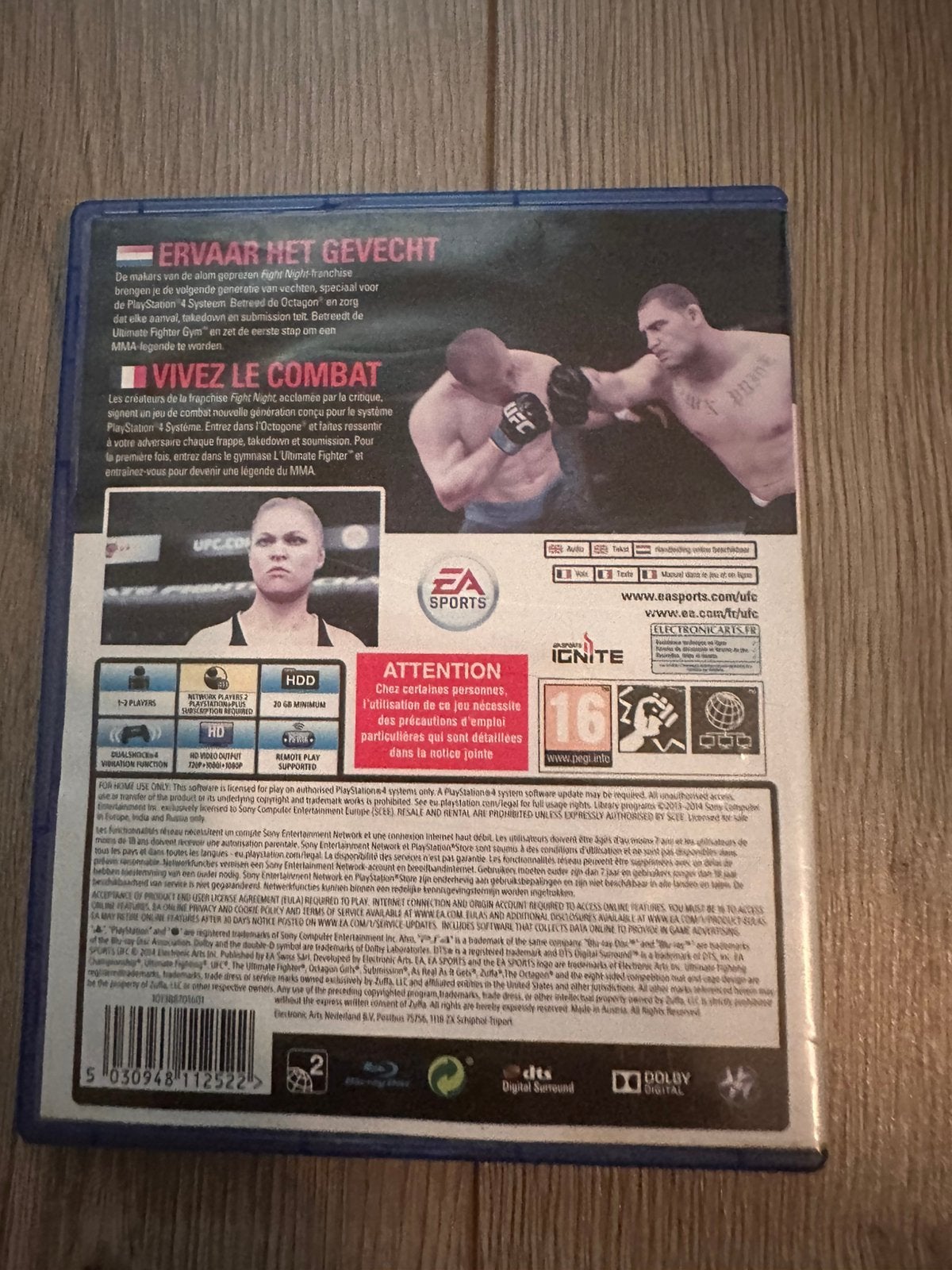 Ufc ps4, Ophalen of Verzenden, Gebruikt