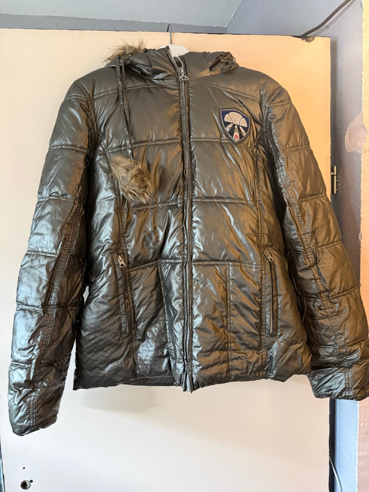 Ellesse winterjas maat XL, Ophalen of Verzenden, Gedragen, Maat 46/48 (XL) of groter, Groen